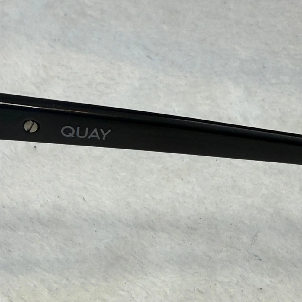 Quay Unisex Nightfall Black Designer Wrap Sunglasses